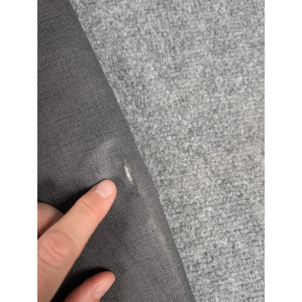 UNTUCKit Sport Coat Mens 44R Grey 100% Wool Viaggio‎ Natural Stretch Blazer FLAW